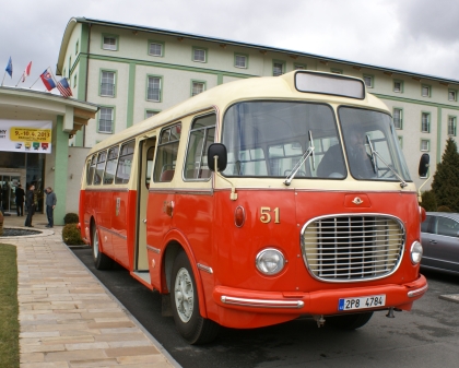 První veřejné představení plzeňského městského autobusu Škoda 706 RTO 