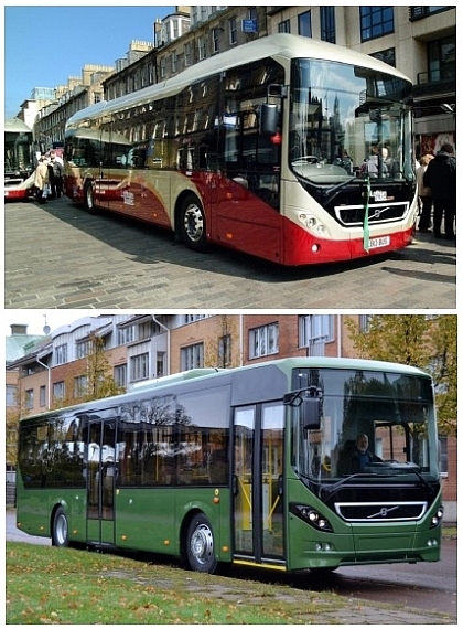 3 x Volvo: Linkové autobusy Volvo 8900 Francii, hybridy 7900 pro Británii a