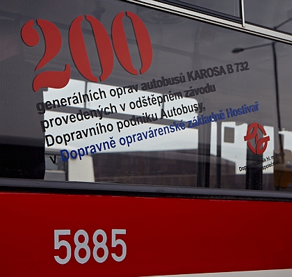 Rozlúčka s autobusy Karosa B732 19. dubna 2013 v Praze.