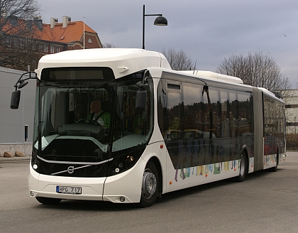 Na návštěvě ve Volvo Buses: Vozidlo vyvinuté v rámci EBSF zblízka