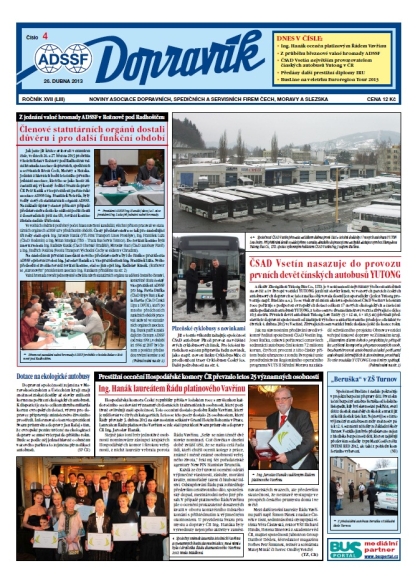 Vychází Dopravák 4/2013, noviny ADSSF
