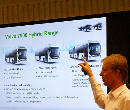 Na návštěvě ve Volvo Buses: Kloubový osmnáctimetrový hybridní autobus Volvo 7900
