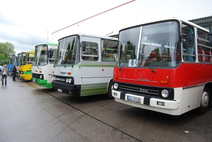 Z mezinárodního setkání autobusů Ikarus v Hartmannsdorfu 