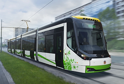 Nová tramvaj 26T pro Miskolc jezdí v Plzni ve zkušebním provozu