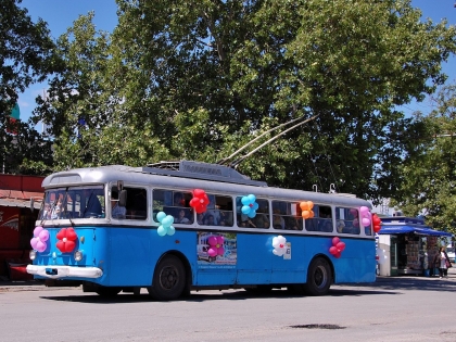 1. 6.2013 slavili v bulharském Pazardžiku 20. výročí zahájení provozu trolejbusů
