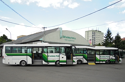 Nové autobusy u dopravce ČSAD autobusy Plzeň: 