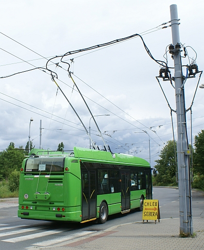 První Škoda 24 Tr Citelis pro Urgenč na testovací jízdě v Plzni