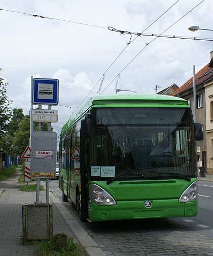 První Škoda 24 Tr Citelis pro Urgenč na testovací jízdě v Plzni 