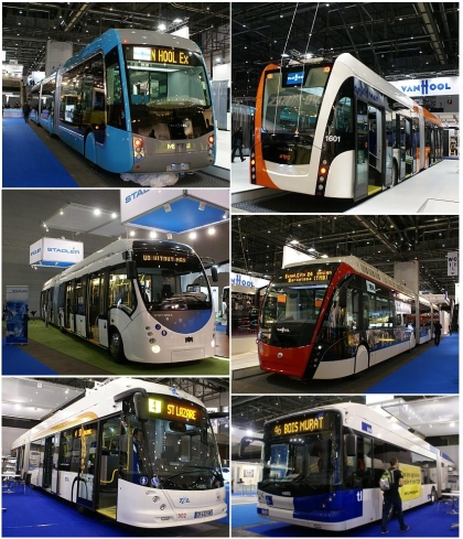 UITP 2013: Velkokapacitní 'Tram Look' busy - obvyklé i v ve variantě trolejbus