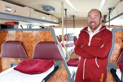 Deset unikátních vozidel Van Hool 'sleeper coach' pro skupinu Stagecoach