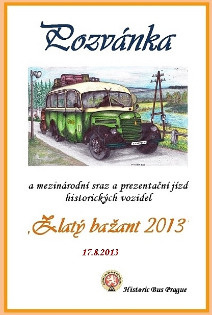 12. ročník veteránské přehlídky Zlatý bažant 17. srpna 2013