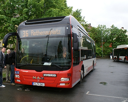 Z návštěvy VAG Norimberk: Autobusové dílny a depo