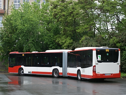 Z návštěvy VAG Norimberk: Autobusové dílny a depo