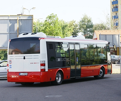 Elektrobus SOR EBN 9,5 s novým designem poprvé na BUSportálu