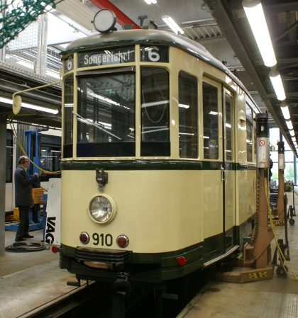 Historické tramvaje VAG Norimberk mají i své vlastní muzeum St. Peter