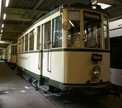 Historické tramvaje VAG Norimberk mají i své vlastní muzeum St. Peter