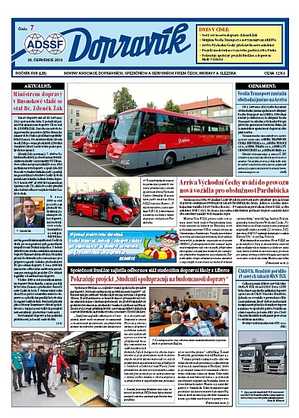 Vyšel Dopravák 7/2013, noviny ADSSF