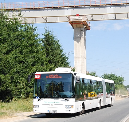 Linka 55: Nový SOR na příměstské autobusové lince z Plzně do Vejprnic a Tlučné