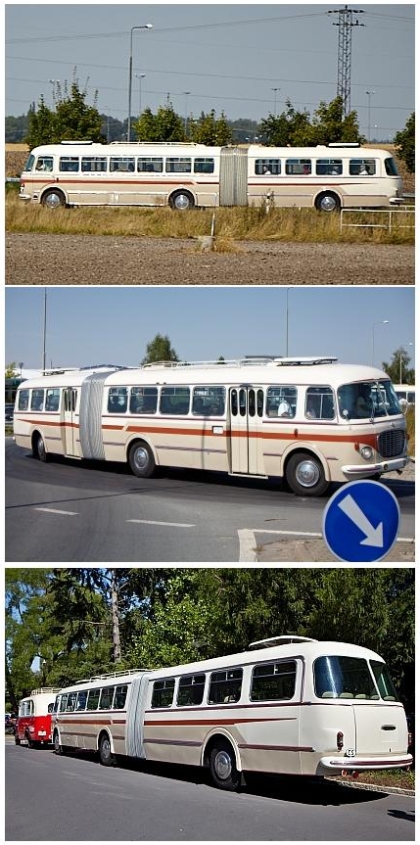 Znovuzrozený kloubový autobus Škoda 706 RTO-K