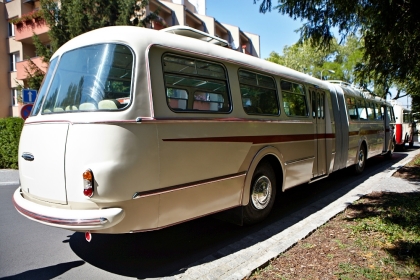 Znovuzrozený kloubový autobus Škoda 706 RTO-K