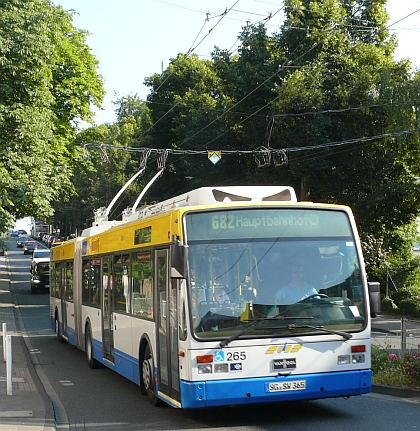 Solingen: Jeden ze tří  trolejbusových provozů v Německu