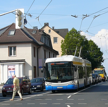 Solingen: Jeden ze tří  trolejbusových provozů v Německu