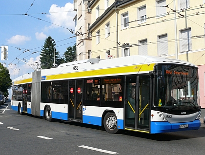 Solingen: Jeden ze tří  trolejbusových provozů v Německu