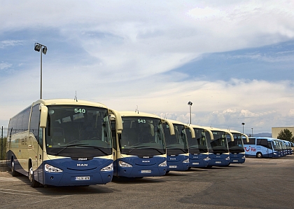 Španělské nástavby Irizar na podvozcích MAN pro Ultramar Transport