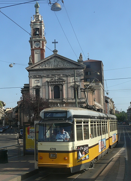 Fotografie: Milánské metro a tramvaje