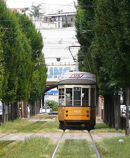 Fotografie: Milánské metro a tramvaje