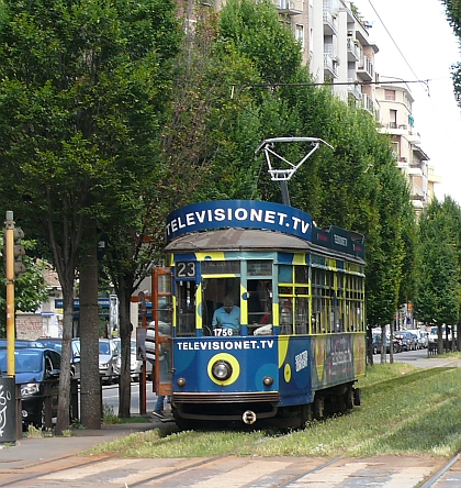 Fotografie: Milánské metro a tramvaje