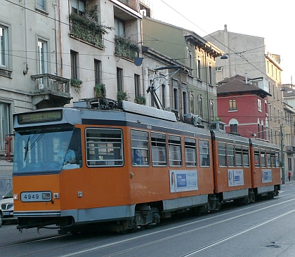 Fotografie: Milánské metro a tramvaje