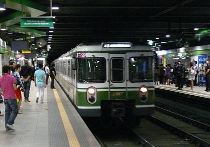 Fotografie: Milánské metro a tramvaje