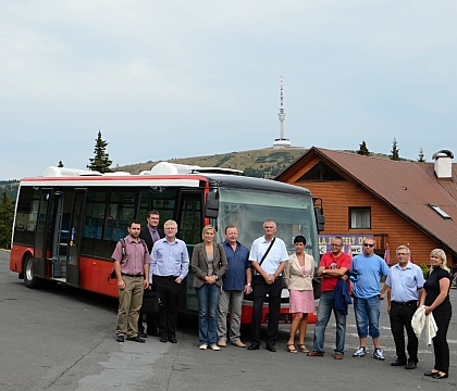 Arriva Morava vyzkoušela v Jeseníkách nový elektrobus SOR EBN 9,5