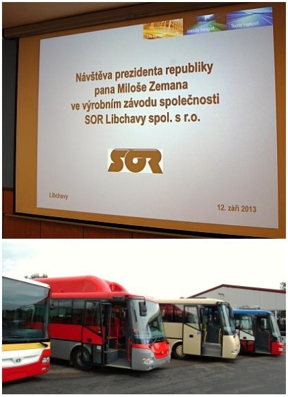 Připravujeme: Prezident republiky Miloš Zeman na návštěvě v SOR Libchavy