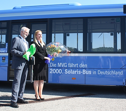 2 x Solaris: Jubilejní 2000. autobus Solaris do Německa 