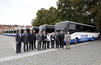 Iveco dodalo dopravní společnosti ICOM transport 17 autobusů Crossway 