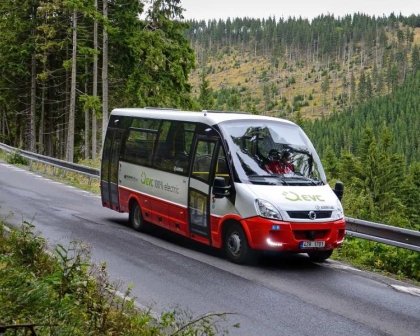 Elektrobus EVC v karosérii Rošero-P byl v září otestován dopravcem Arriva Morava