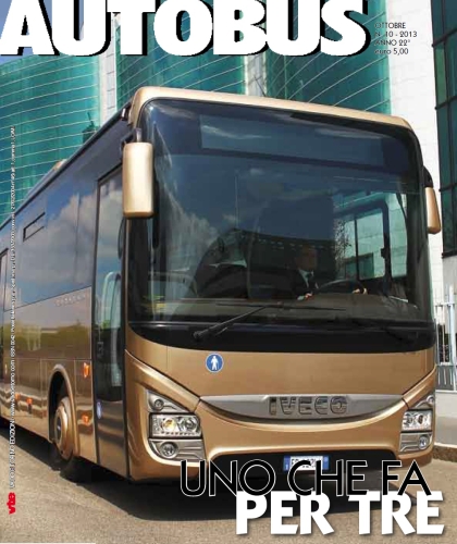 Italský časopis AUTOBUS se zajímavou titulní stranou na téma IVECO BUS
