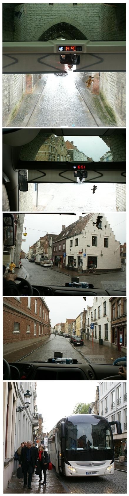 Pohlednice z Belgie: Autobusy národního dopravce De Lijn a malebné Brugy: