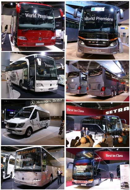 BUSWORLD 2013: Daimler/EvoBus se značkami Mercedes-Benz a Setra