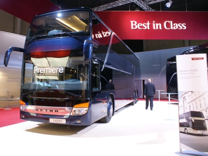 BUSWORLD 2013: Daimler/EvoBus se značkami Mercedes-Benz a Setra