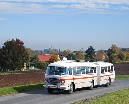 CZECHBUS 2013: Znovuzrozený historický kloubový autobus Škoda 706 RTO-K