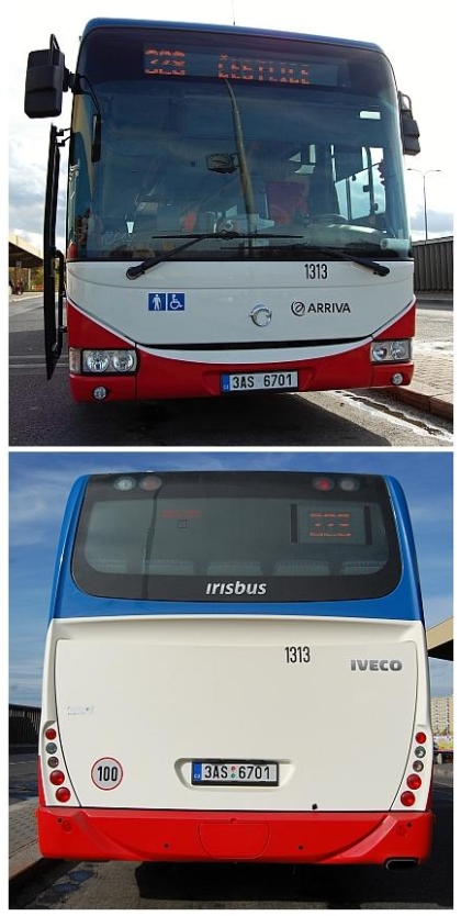 Pět nových autobusů Iveco Crossway 12 LE v barvách PID nasadila Arriva Praha