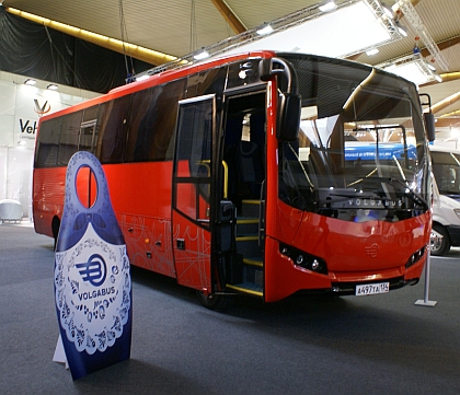BUSWORLD 2013: Malokapacitní Volgabus Ritmiks - konečně doopravdy,