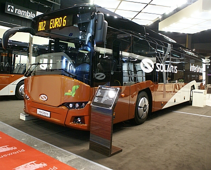 BUSWORLD 2013: Solaris v EURO 6 a elektrobus s vrchním dobíjením