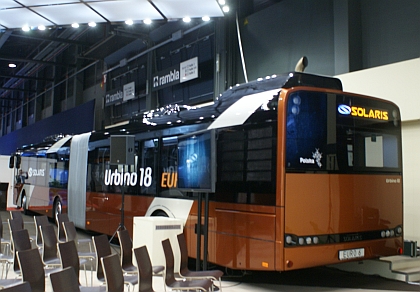 BUSWORLD 2013: Solaris v EURO 6 a elektrobus s vrchním dobíjením