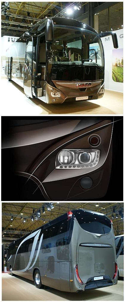 BUSWORLD 2013: IVECO BUS - Magelys Pro ve speciální výbavě detailně.
