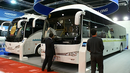 BUSWORLD 2013: Čínští výrobci - Yutong, KingLong, Ebusco (Yintong), BYD, Ankai