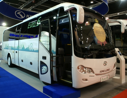 BUSWORLD 2013: Čínští výrobci - Yutong, KingLong, Ebusco (Yintong), BYD, Ankai